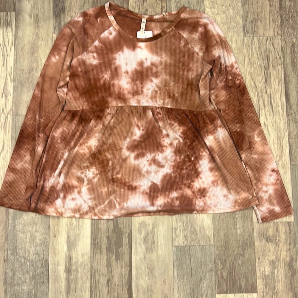 NWT long sleeve babydoll top